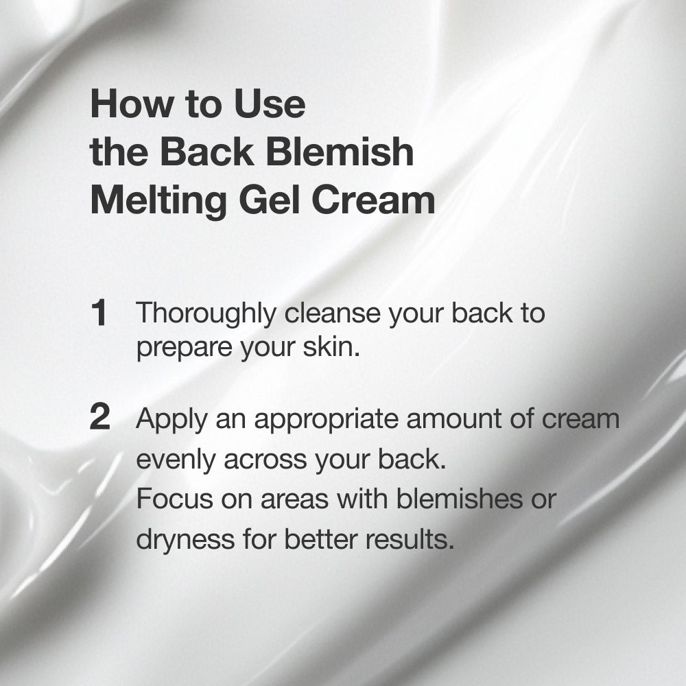 Back Blemish Melting Gel Cream Luftig